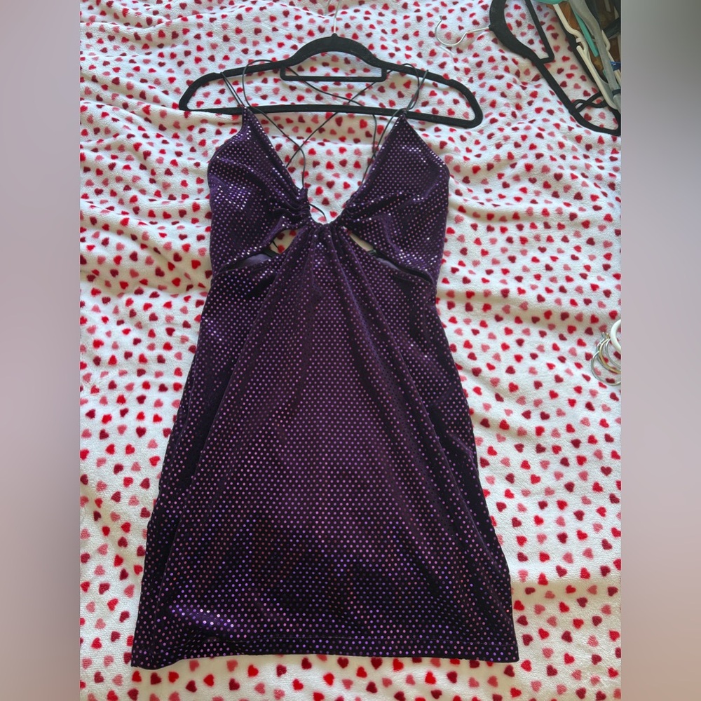 Zara sequin mini dress